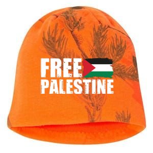 Free Palestine Support Stand With Palestine Kati - Camo Knit Beanie