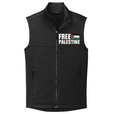 Free Palestine Support Stand With Palestine Collective Smooth Fleece Vest