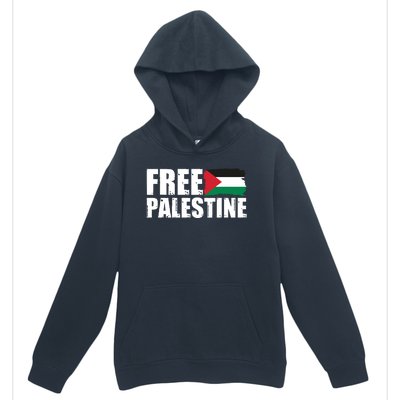 Free Palestine Support Stand With Palestine Urban Pullover Hoodie