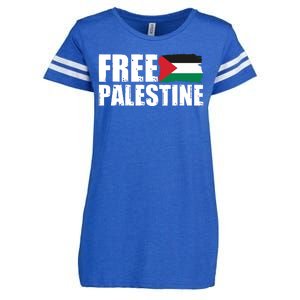 Free Palestine Support Stand With Palestine Enza Ladies Jersey Football T-Shirt