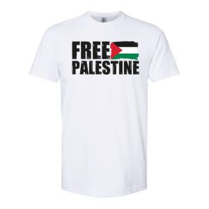 Free Palestine Support Stand With Palestine Softstyle CVC T-Shirt