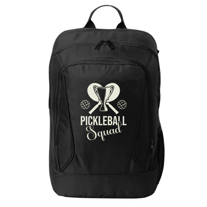 Funny Pickleball Squad Champion Sport Gift City Backpack