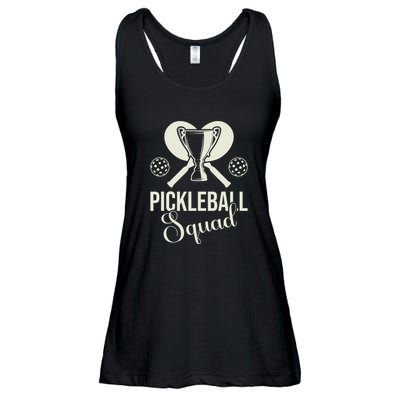 Funny Pickleball Squad Champion Sport Gift Ladies Essential Flowy Tank