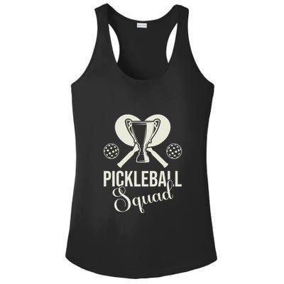Funny Pickleball Squad Champion Sport Gift Ladies PosiCharge Competitor Racerback Tank