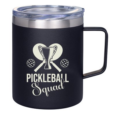 Funny Pickleball Squad Champion Sport Gift 12oz Stainless Steel Coffee Mug
