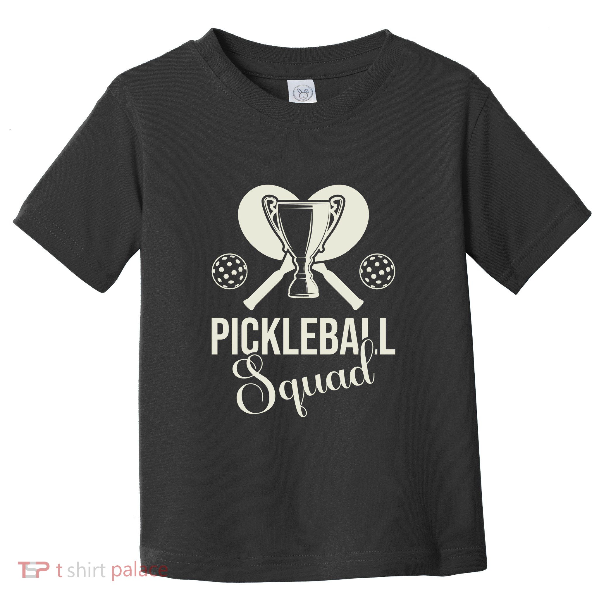 Funny Pickleball Squad Champion Sport Gift Toddler T-Shirt