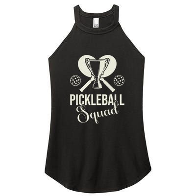 Funny Pickleball Squad Champion Sport Gift Women's Perfect Tri Rocker Tank