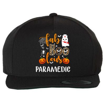 Faboolous Paramedic Spooky Nurse Paramedic Halloween Party Cute Gift Wool Snapback Cap