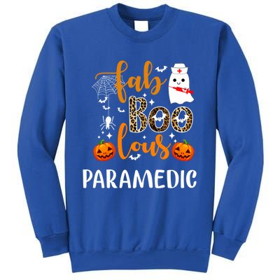 Faboolous Paramedic Spooky Nurse Paramedic Halloween Party Cute Gift Sweatshirt