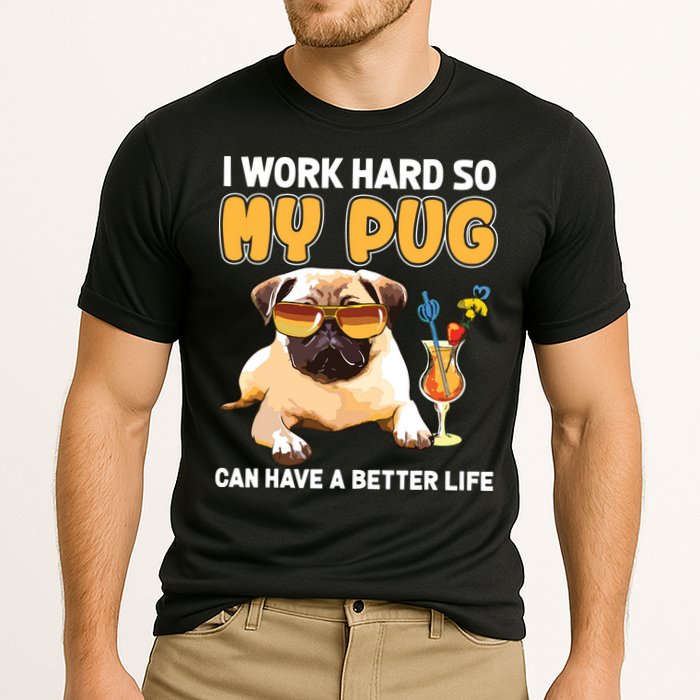Funny Pug Shirts Pug Lover Gifts Cooling Performance Crew T-Shirt