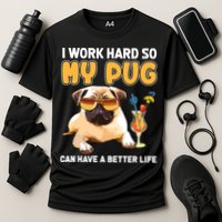 Funny Pug Shirts Pug Lover Gifts Cooling Performance Crew T-Shirt