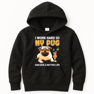 Funny Pug Shirts Pug Lover Gifts Kids Hoodie