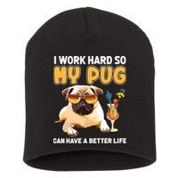 Funny Pug Shirts Pug Lover Gifts Short Acrylic Beanie