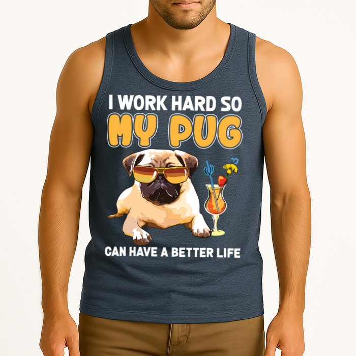 Funny Pug Shirts Pug Lover Gifts Tank Top