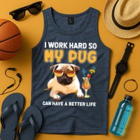 Funny Pug Shirts Pug Lover Gifts Tank Top