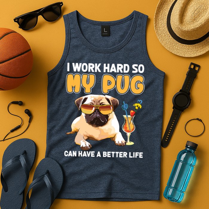 Funny Pug Shirts Pug Lover Gifts Tank Top