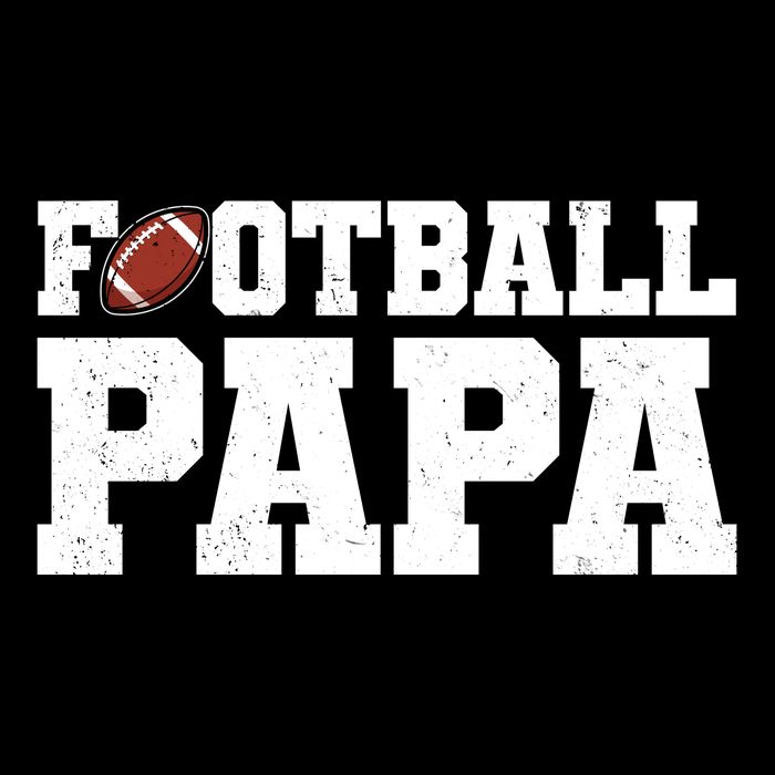 Football Papa Sports Fan Button