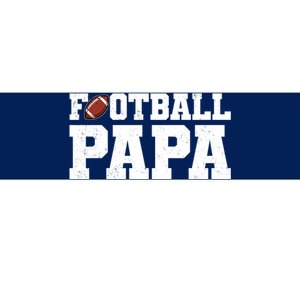 Football Papa Sports Fan Bumper Sticker