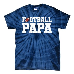 Football Papa Sports Fan Tie-Dye T-Shirt