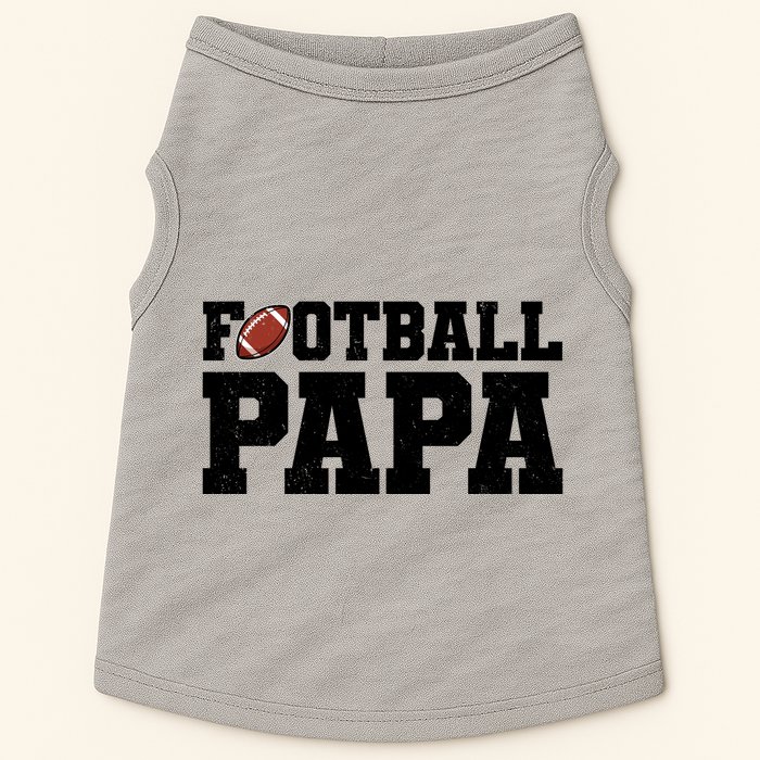Football Papa Sports Fan Doggie Tank