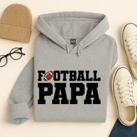 Football Papa Sports Fan Hoodie
