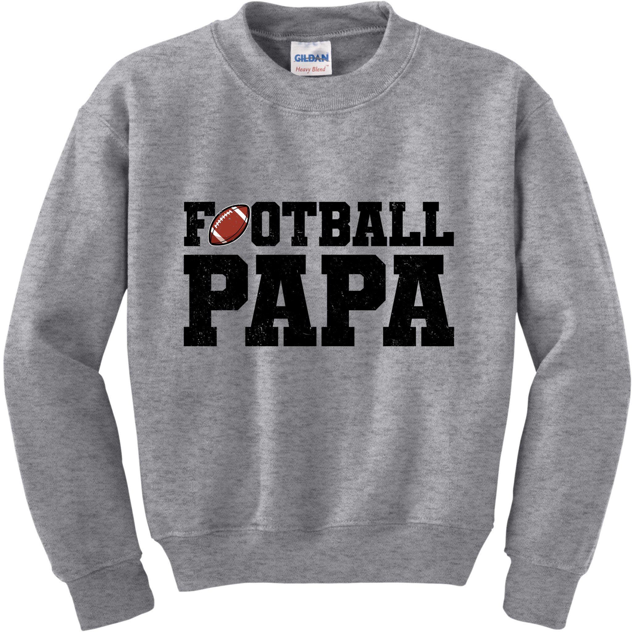 Football Papa Sports Fan Kids Sweatshirt