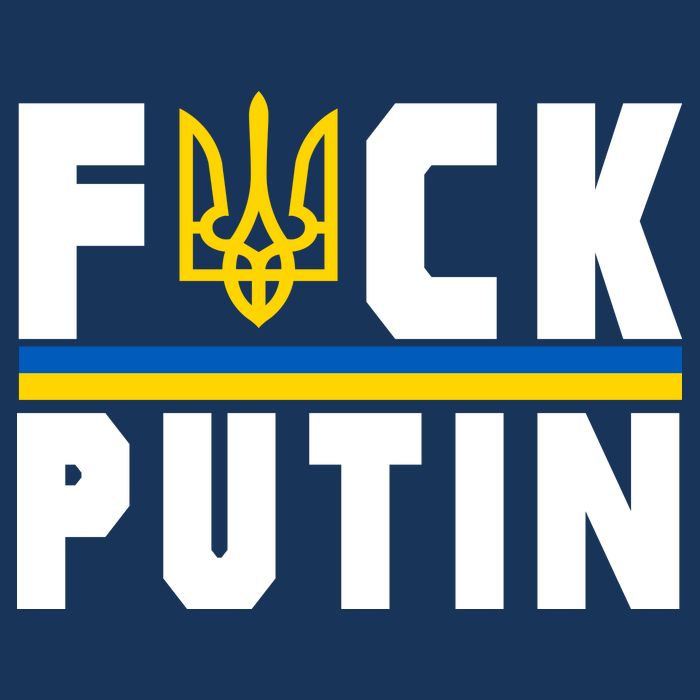 Fuck Putin Support Ukraine Button