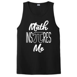 Funny Pi Symbol Gift For Pi Day Nerd Math Inspires Me Gift Great Gift PosiCharge Competitor Tank