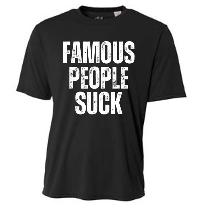 Famous People Suck Cooling Performance Crew T-Shirt