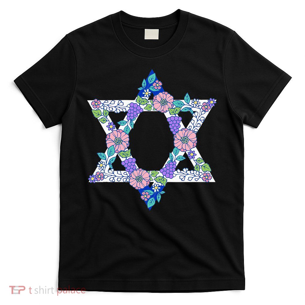 Floral Peace Sign Isreal T-Shirt