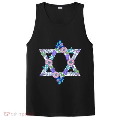 Floral Peace Sign Isreal PosiCharge Competitor Tank
