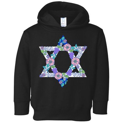 Floral Peace Sign Isreal Toddler Hoodie