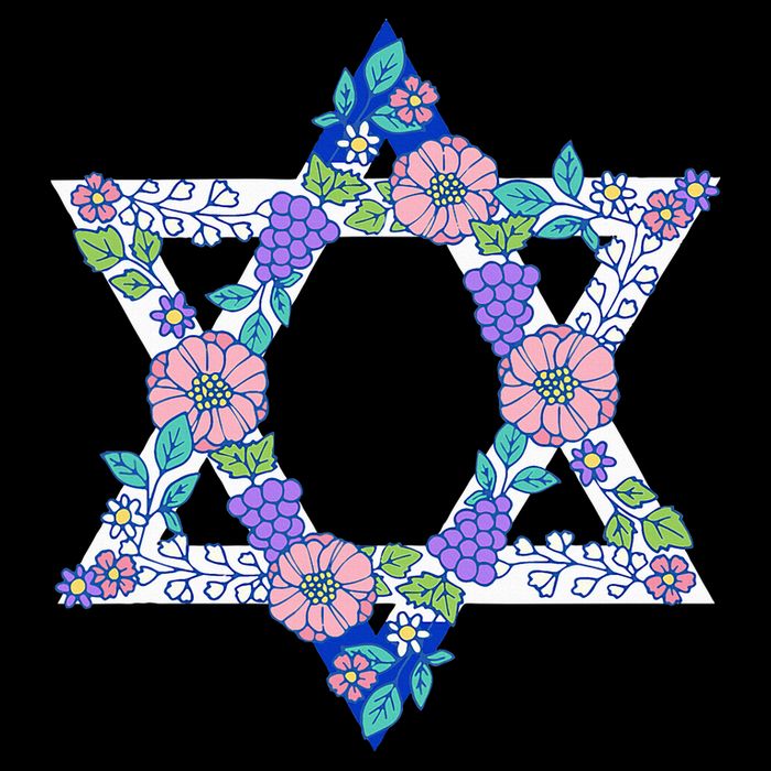 Floral Peace Sign Isreal Wool Snapback Cap