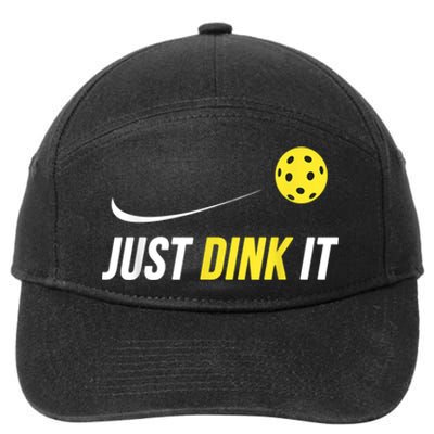 Funny Pickleball Shirt 7-Panel Snapback Hat