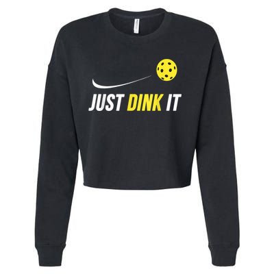 Funny Pickleball Shirt Cropped Pullover Crew