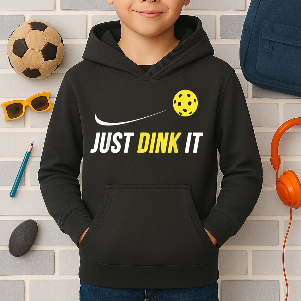 Funny Pickleball Shirt Kids Hoodie