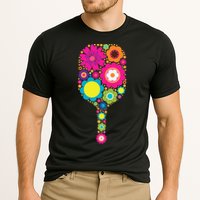 Flowers Pickleball Sports Racquet Racket Paddle Cooling Performance Crew T-Shirt
