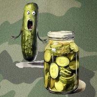 Funny Pickle Surprise A Cucumber And A Jar Of Sliced Pickles Gift Legacy Tie Dye Trucker Hat