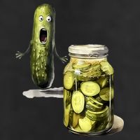 Funny Pickle Surprise A Cucumber And A Jar Of Sliced Pickles Gift Cool Comfort Performance Bucket Hat