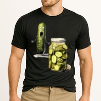 Funny Pickle Surprise A Cucumber And A Jar Of Sliced Pickles Gift Performance Shirt