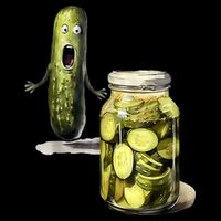 Funny Pickle Surprise A Cucumber And A Jar Of Sliced Pickles Gift Drawstring Bag