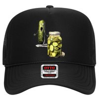 Funny Pickle Surprise A Cucumber And A Jar Of Sliced Pickles Gift Hat
