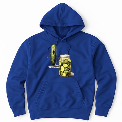 Funny Pickle Surprise A Cucumber And A Jar Of Sliced Pickles Gift Hoodie