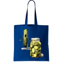 Funny Pickle Surprise A Cucumber And A Jar Of Sliced Pickles Gift Bag