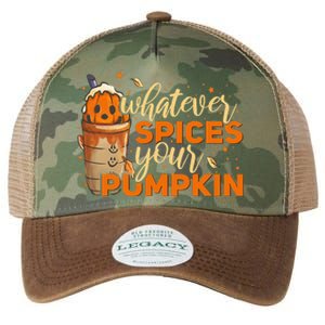 Festive Pumpkin Spice Season Thanksgiving & Halloween Delights Legacy Tie Dye Trucker Hat