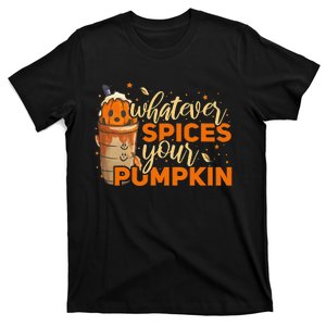 Festive Pumpkin Spice Season Thanksgiving & Halloween Delights T-Shirt