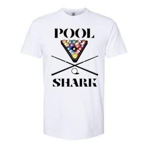 Funny Pool Shark Gift Artbilliards And Pool Cool Gift Softstyle® CVC T-Shirt