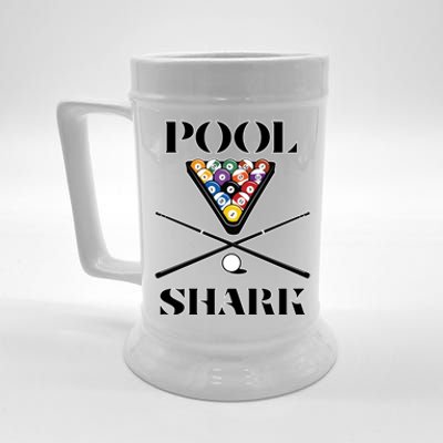 Funny Pool Shark Gift Artbilliards And Pool Cool Gift Beer Stein