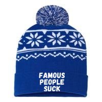 Famous People Suck USA-Made Snowflake Beanie