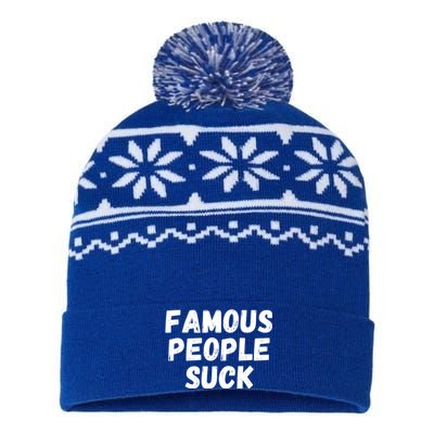 Famous People Suck USA-Made Snowflake Beanie